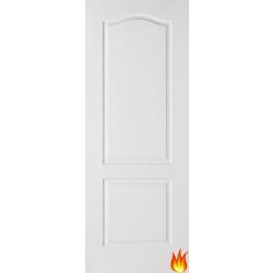 Classical 2 Panel White (primed) Internal Fire Door (FD30) - Grained